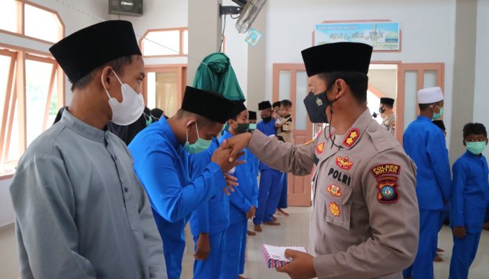 Peringati Maulid Nabi, Polres Bintan Santuni Yatim Piatu