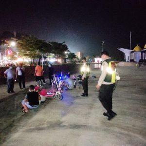 Polsek Kawasan Pelabuhan SBP Lakukan Patroli Yustisi