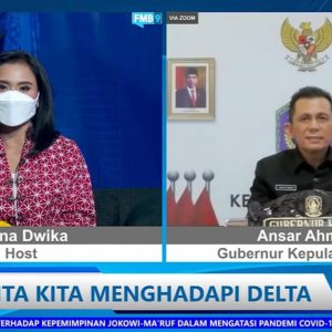 Live Streaming di FMB91D_IKP, Gubernur Berbagi Kiat Menangkal Covid-19 Varian Delta