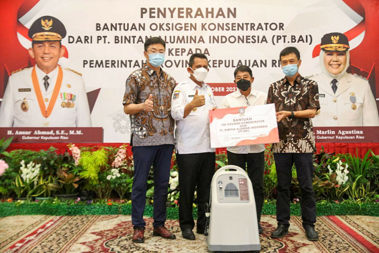 Tangani Covid-19, PT BAI Hibahkan 100 Unit Oksigen Konsentrator 