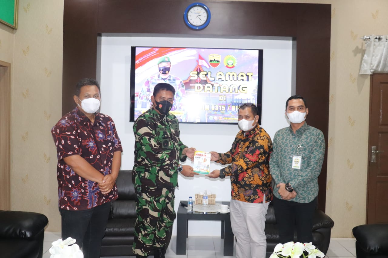 Bawaslu Bintan Kunjungan Silaturahmi Di Makodim 0315/Bintan