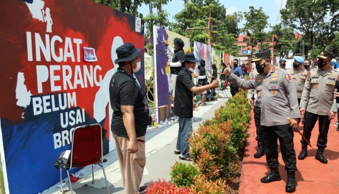 Kapolri Buka Festival Mural Bhayangkara 2021