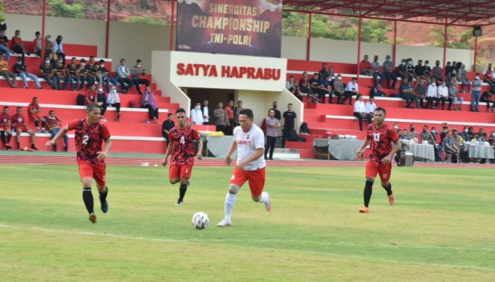 Legend Cup U35 Plus, Tim Sepak Bola Polda Kepri Unggul Atas Pemko Batam Skor 5-1