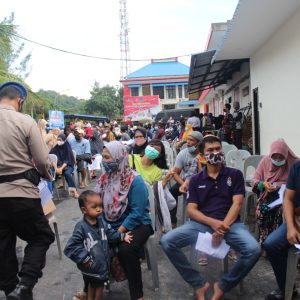 Gerai Vaksinasi Sediakan 3 Jenis Vaksin Sempena HUT Ke-71 Polairud Polda Kepri