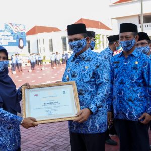 HUT KORPRI ke-50, 7 ASN Pemprov Kepri Masuk Purna Bhakti 
