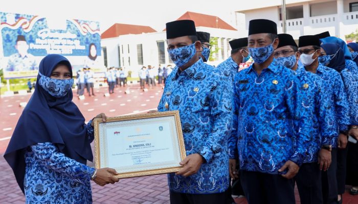 HUT KORPRI ke-50, 7 ASN Pemprov Kepri Masuk Purna Bhakti 