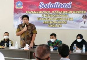Plt Bupati Bintan: Nggak Usah Takut Divaksinasi Covid
