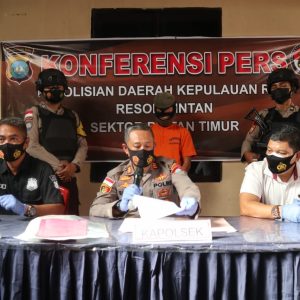 Polsek Bintan Timur Polres Bintan Ringkus Pelaku Tindak Percobaan Pemerkosaan