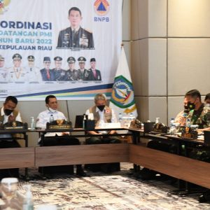 Bahas Pemulangan PMI, Gubernur Ansar Rakor Bersama Deputi III dan V BNPB