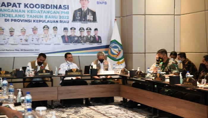 Bahas Pemulangan PMI, Gubernur Ansar Rakor Bersama Deputi III dan V BNPB