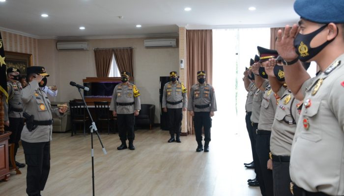 618 Personil Polda Kepri Dan Polres Jajaran Naik Pangkat