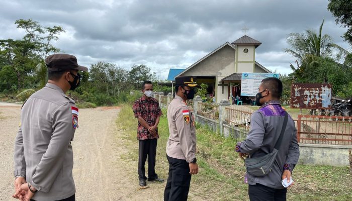 Polres Bintan Lakukan Pengecekan Dan Pengamanan Tempat Ibadah Tahun Baru 2022