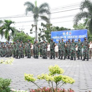Lanud RHF Gelar Apel Luar Biasa Awal Tahun 2022