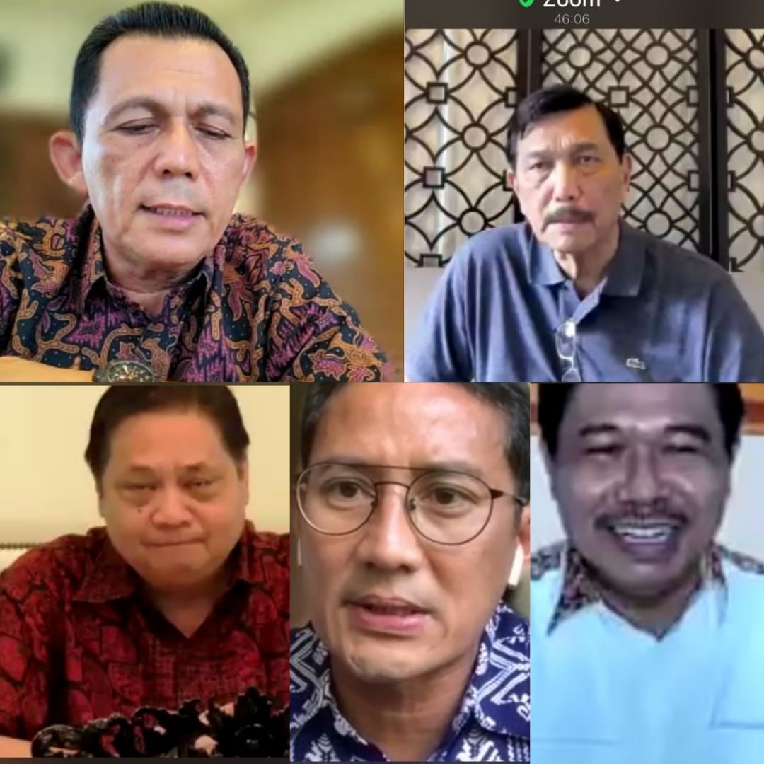 Gubernur Kepri Rakortas Bersama Menteri, Minta Travel Bubbel Segera Direalisasikan