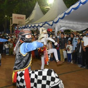 Tarian Beksan Wanara Lanud RHF  Meriahkan Hari Jadi Kota Tanjungpinang Ke-238