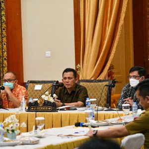14 Januari 2022, Gubernur Kepri Bersama Mendagri Launcing Vaksinasi Booster 