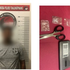 Miliki Sabu 2,1 Gram, Pria Ini Diamankan Polres Tanjungpinang