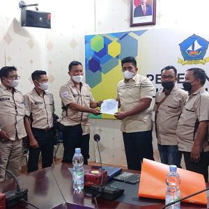 Jelang HPN, SMSI Bintan Audiensi Bersama Plt Bupati Bintan
