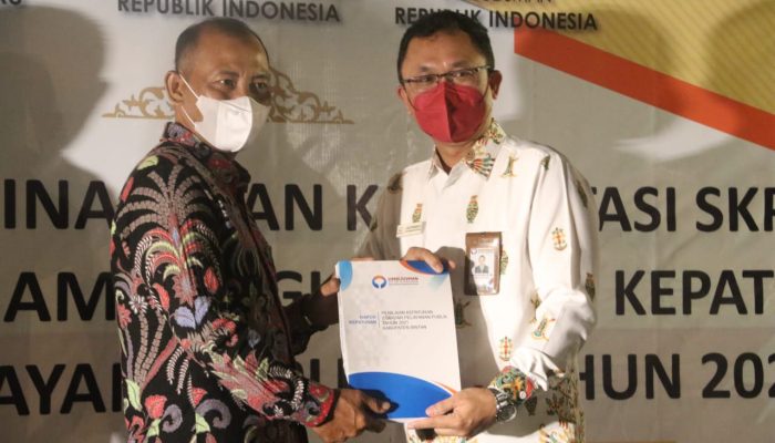 Bintan Kembali Raih Predikat Kepatuhan Tinggi Terhadap Pelayanan Publik