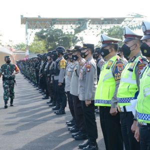 Polda Kepri Apel Gelar Pasukan Pengamanan VVIP Kunker Presiden  RI Di Kepri 