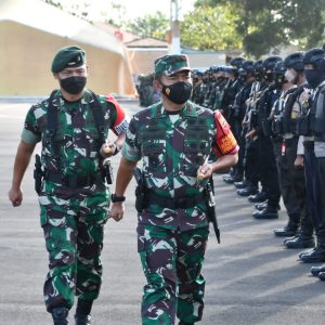Pangdam I/BB Mayjen TNI Hassanudin Pimpin Apel Gelar Pasukan Pam VVIP RI 1