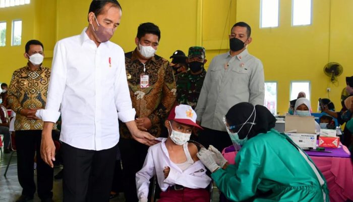 Presiden Jokowi Apresiasi Capaian Vaksinasi Di Kepri 