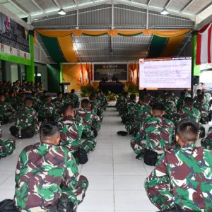 Personil Yonif 136/TS Bertugas ke Papua, Brigjen TNI Jimmy Dampingi Kasdam I/BB Berikan Arahan