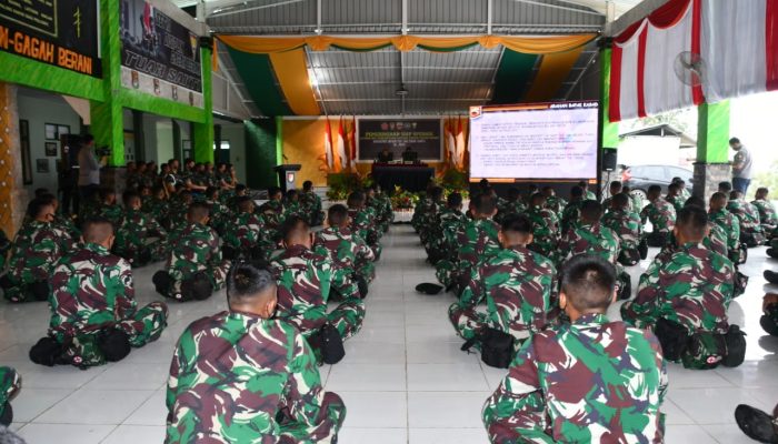 Personil Yonif 136/TS Bertugas ke Papua, Brigjen TNI Jimmy Dampingi Kasdam I/BB Berikan Arahan