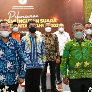 Pj.Sekdaprov Kepri Saksikan Peluncuran Hari Pemungutan Suara Pemilu 2024