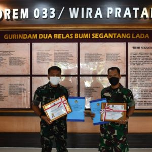 Korem 033/WP Raih Anugerah KPPN Tanjungpinang Awards