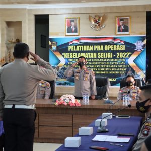 Tekan Lakalantas, Polres Bintan Gelar Pelatihan Pra Operasi Keselamatan Seligi 2022