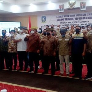 Pengurus SMSI Provinsi Kepri dan Kabupaten Kota Resmi Dilantik