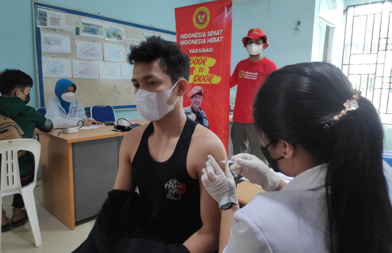 Vaksinasi Covid-19 Digelar Rutin Kerjasama Binda Kepri Dan Dinkes 