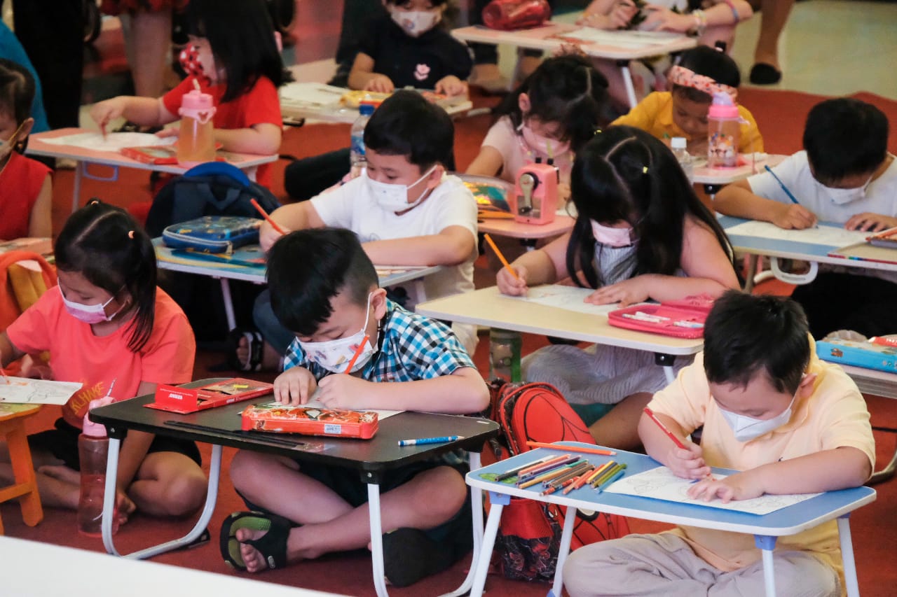 Semarak Kepri Batik-An, 53 Anak Ikuti Lomba Mewarna Batik