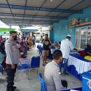Polres Bintan Laksanakan Vaksinasi Serentak Se- Indonesia, Dipantau Kapolri