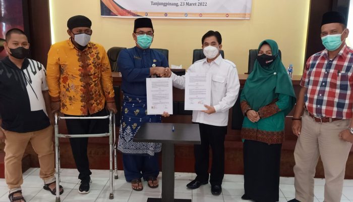 Peduli Hak Pilih Kaum Difabel, Bawaslu Tanjungpinang Gelar Sosialisasi dan MOU Bersama DINSOS, FKKPD, PPDI