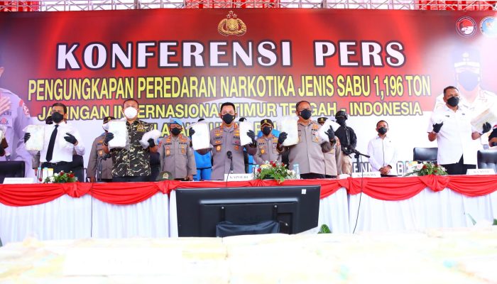 Januari-Maret 2022, Polri Ungkap Sabu 2,73 Ton Dan Ganja 7,24 Ton