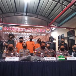 Polres Bintan Tangkap 3 Pelaku Curanmor Dan Amankan 5 Unit Sepeda Motor