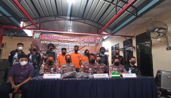Polres Bintan Tangkap 3 Pelaku Curanmor Dan Amankan 5 Unit Sepeda Motor