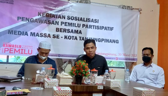 Bawaslu Tanjungpinang Gelar Sosialisasi Pengawasan Pemilu Partisipatif 2024