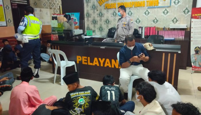 Balap Liar, 16 Sepeda Motor Diamankan Polsek Tanjungpinang Timur