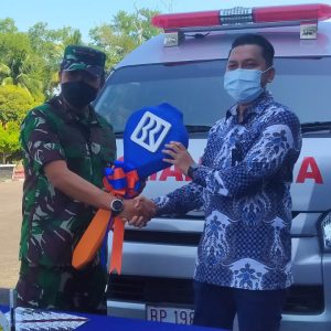BRI Serahkan CSR 1 Unit Mobil Ambulan Untuk Lantamal IV Tanjungpinang