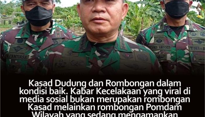Kecelakaan di Merauke, Kadispenad: Kecelakaan Tunggal dan Diluar Rombongan Kasad