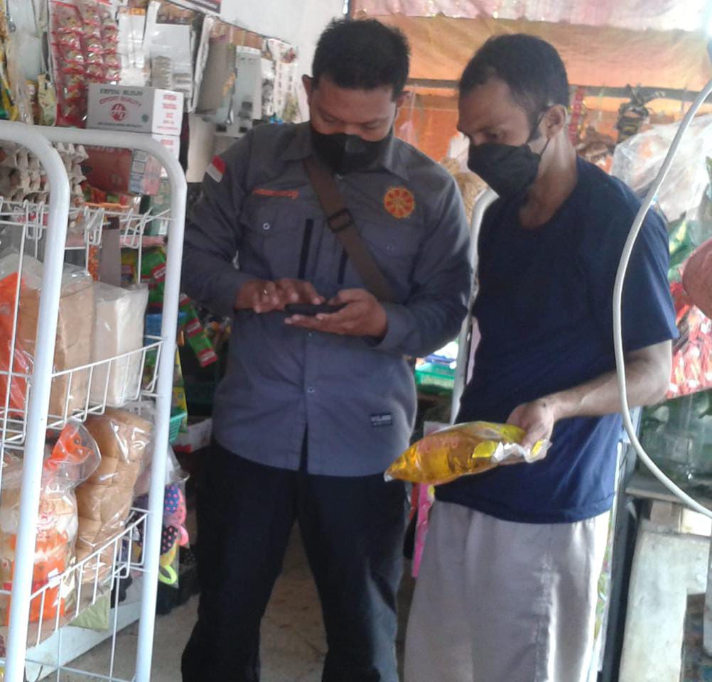 Polsek Teluk Bintan Lakukan Pengecekan Stok Sembako Dan Migor