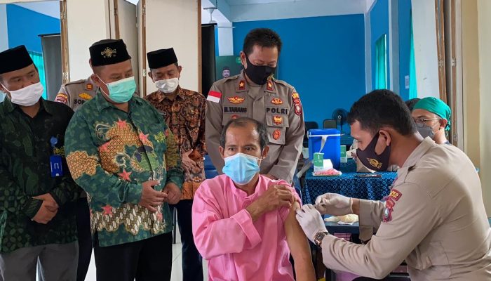 Polres Bintan Gelar 1 Juta Vaksinasi Booster Kerjasama Kemenag Dan PBNU