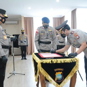 Kapolda Kepri Pimpin Sertijab Kapolresta Tanjungpinang