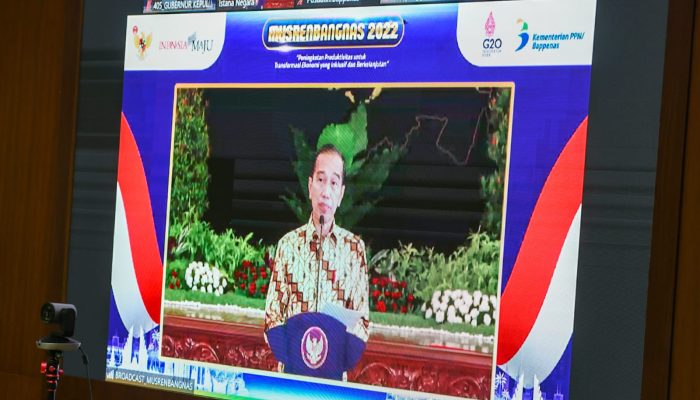 Gubernur Kepri Ikuti Pembukaan Musrenbangnas Tahun 2022 Bersama Presiden RI Joko Widodo
