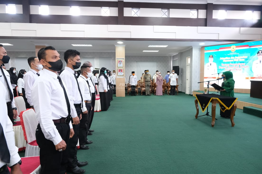 Walikota Lantik Dan Serahkan SK Pengangkatan 113 PPPK