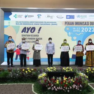 Tanjungpinang Raih Juara 1 Cakupan Imunisasi Rutin Tertinggi Triwulan 1