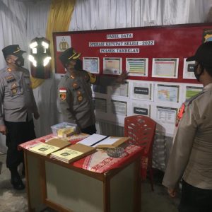 Polres Bintan Inspeksi Mendadak Ke PosPam Operasi Ketupat Seligi Polsek Tambelan